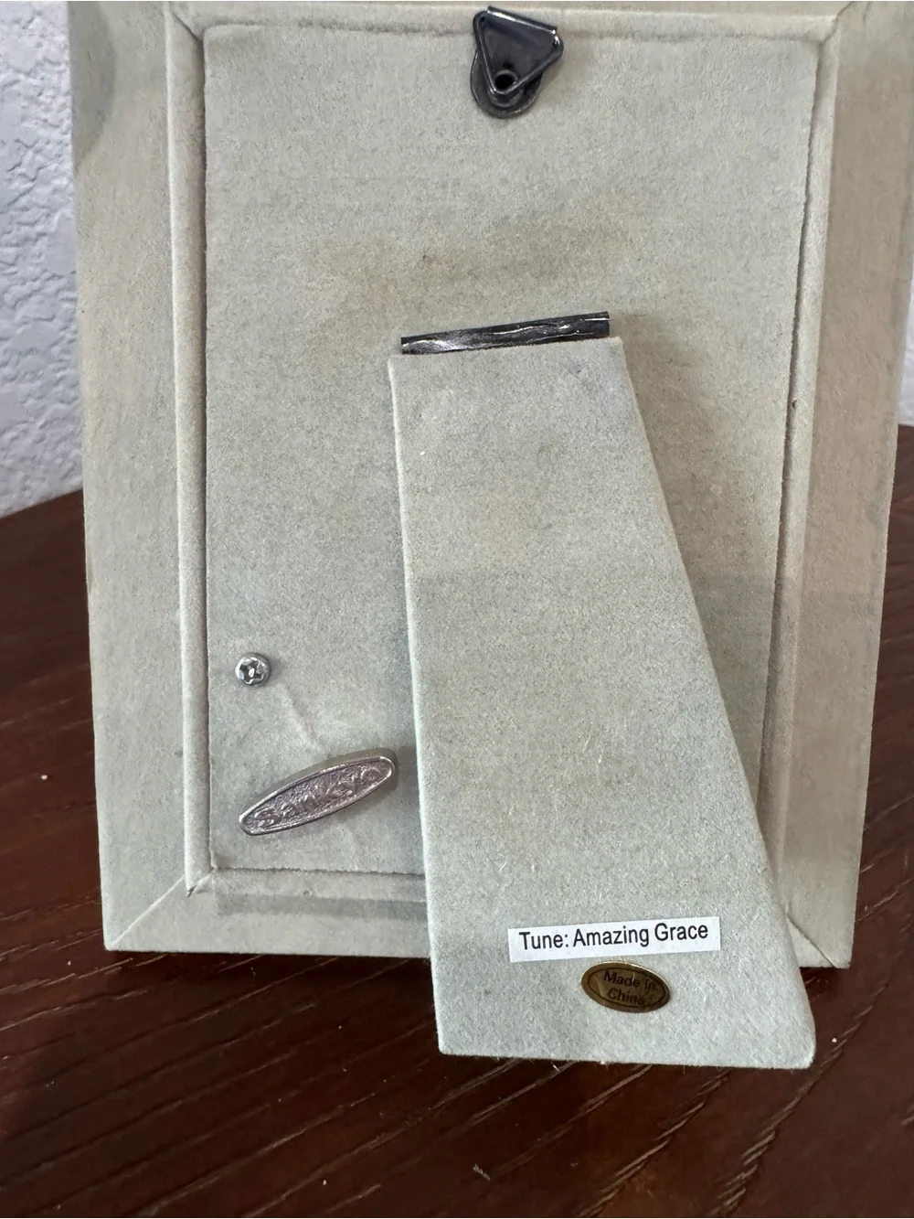 Amazing Grace Music Box Picture Frame “The Cross” Tabletop Decor Inspiration